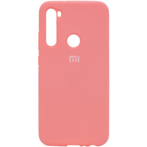 Оригинальный чехол Silicone Cover 360 с микрофиброй для Xiaomi Redmi Note 8T – Персиковый / Peach