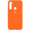 Оригинальный чехол Silicone Cover 360 с микрофиброй для Xiaomi Redmi Note 8T – Оранжевый / Orange