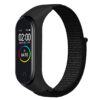 Ремінець Nylon для Xiaomi Mi Band 3/4/5/6 Чорний