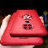 Cиликоновый чехол Deen ColorRing c креплением под магнитный держатель для Xiaomi Redmi Note 9 / Redmi 10X – Красный 58371