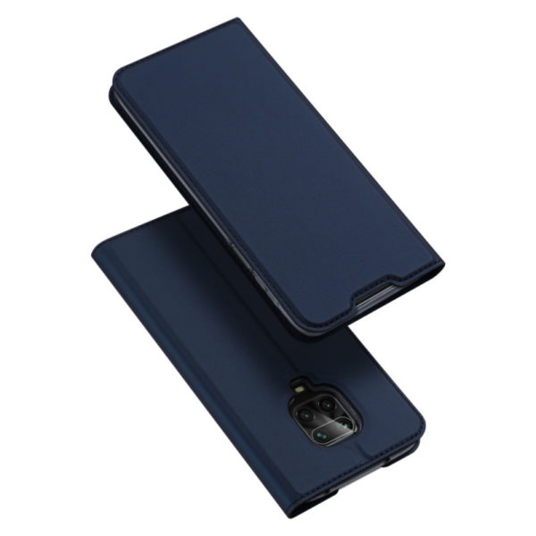 Чехол-книжка Dux Ducis с карманом для Xiaomi Redmi Note 9s / Note 9 Pro / Note 9 Pro Max — Синий