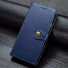 Кожаный чехол-книжка GETMAN Gallant для Samsung Galaxy A12 / M12 – Синий 57914