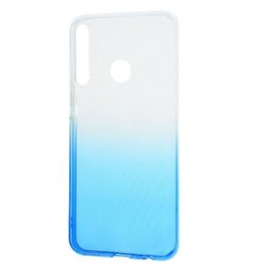 Чехол TPU Gradient Design для Huawei P40 Lite E / Y7P (2020) – White / blue