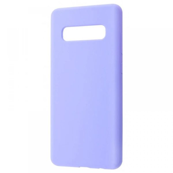 Чохол Silicone WAVE Full для Samsung Galaxy S10 G973 Light purple