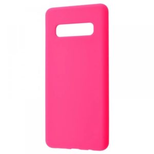 Чехол Silicone Case WAVE Full с микрофиброй для Samsung Galaxy S10 (G973) – Pink