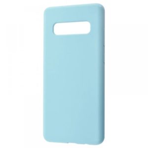 Чехол Silicone Case WAVE Full с микрофиброй для Samsung Galaxy S10 Plus (G975) – Turquoise
