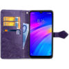 Кожаный чехол-книжка Art Case с визитницей для Xiaomi Redmi 7 – Фиолетовый 56485