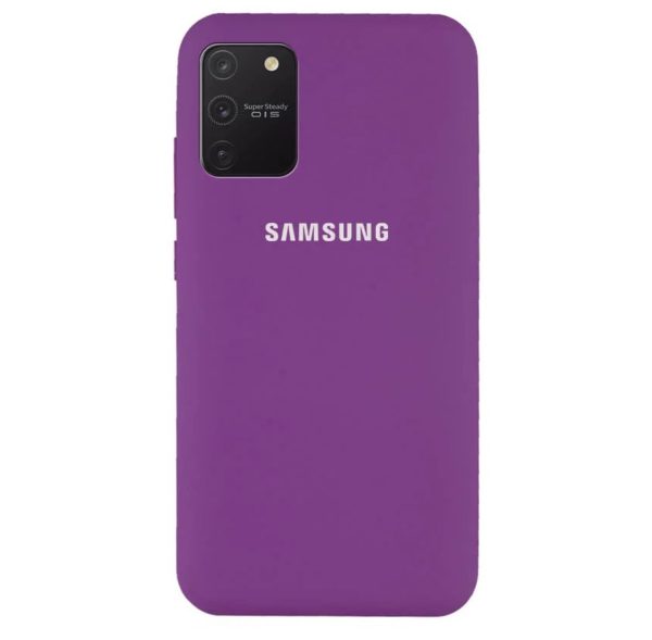 Оригинальный чехол Silicone Cover 360 с микрофиброй для Samsung Galaxy S10 lite (G770F) – Фиолетовый / Grape