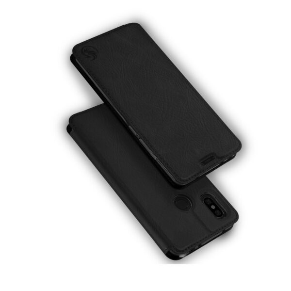 Кожаный чехол-книжка 360 CLASSIC для Xiaomi Redmi Note 4 / 4x (Snapdragon) – Черный