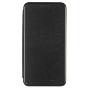 Кожаный чехол-книжка 360 с визитницей для Meizu M5c – Black
