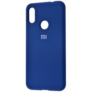 Оригинальный чехол Silicone Cover 360 с микрофиброй для Xiaomi Redmi Note 7 / 7 Pro – Blue