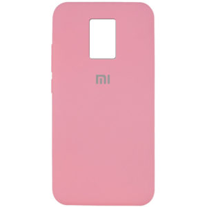 Оригинальный чехол Silicone Cover 360 с микрофиброй для Xiaomi Redmi Note 9s / Note 9 Pro / Note 9 Pro Max – Розовый / Pink