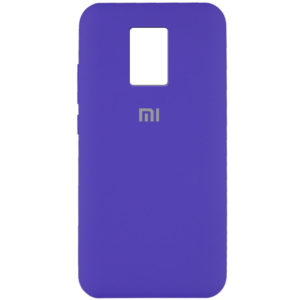 Оригинальный чехол Silicone Cover 360 с микрофиброй для Xiaomi Redmi Note 9s / Note 9 Pro / Note 9 Pro Max – Фиолетовый / Purple