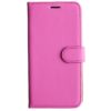 Кожаный чехол-книжка Wallet Glossy с визитницей для Meizu M3s / M3 / M3 mini – Pink