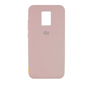 Оригинальный чехол Silicone Cover 360 с микрофиброй для Xiaomi Redmi Note 9s / Note 9 Pro / Note 9 Pro Max – Розовый / Pink Sand