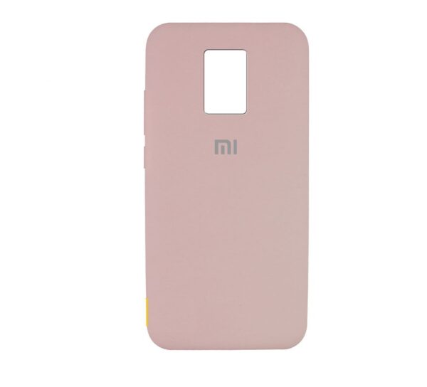 Оригинальный чехол Silicone Cover 360 с микрофиброй для Xiaomi Redmi Note 9s / Note 9 Pro / Note 9 Pro Max – Розовый / Pink Sand