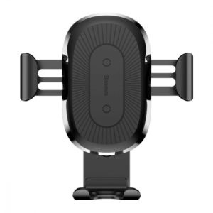 Автомобильный держатель Wireless Charger Baseus Gravity Car Mount (Air Outlet Version) 1.67A 10W – Black
