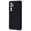 Матовый силиконовый TPU чехол для Xiaomi Mi Note 10 Lite – Черный