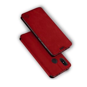 Кожаный чехол-книжка 360 CLASSIC для Samsung Galaxy J7 2015 (J700) – Красный