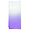 Чехол TPU Gradient Design для Huawei P40 Lite E / Y7P (2020) – White / purple
