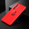 Cиликоновый чехол Deen ColorRing c креплением под магнитный держатель для Xiaomi Mi Note 10 Lite – Красный 59057