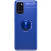 Cиликоновый чехол Deen ColorRing c креплением под магнитный держатель для Samsung Galaxy A31 – Синий