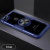 Чехол TPU+PC Deen CrystalRing с креплением под магнитный держатель для Iphone 7 / 8 / SE (2020)  — Синий 59073