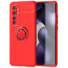 Cиликоновый чехол Deen ColorRing c креплением под магнитный держатель для Xiaomi Mi Note 10 Lite – Красный
