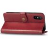 Кожаный чехол-книжка GETMAN Gallant для Xiaomi Redmi 9A – Красный 62317