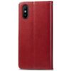 Кожаный чехол-книжка GETMAN Gallant для Xiaomi Redmi 9A – Красный 62318