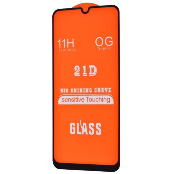 Защитное стекло 21D Full Glue Cover Glass на весь экран для Samsung Galaxy A30 / A30s / A50 / M21 / M30s / M31 – Black