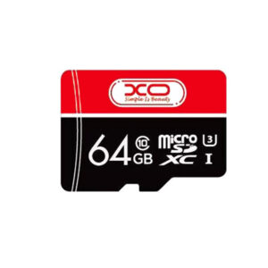 Карта памяти XO MicroSDCX 64 GB Class 10 + SD адаптер – Black / Red