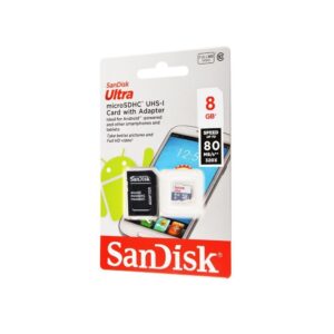 Карта памяти SanDisk Micro SD 8GB Class HC-I 10 – Black / White