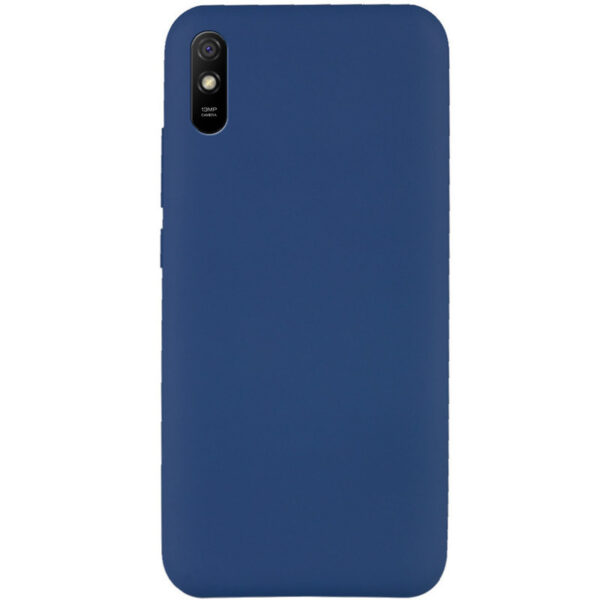 Чохол Silicone Cover NoLogo A Full для Xiaomi Redmi 9A Синій / Navy blue