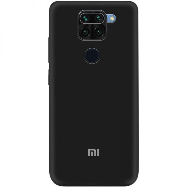 Чохол Silicone Cover A для Xiaomi Redmi Note 9 / Redmi 10X Чорний / Black