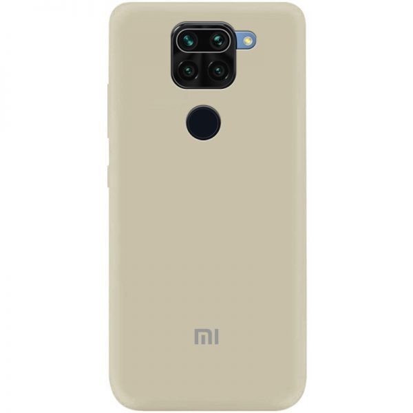 Чохол Silicone Cover A для Xiaomi Redmi Note 9 / Redmi 10X Бежевий / Antigue White
