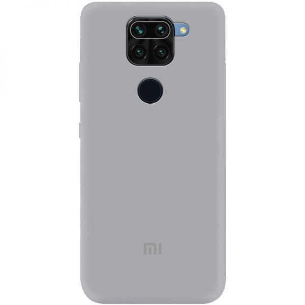 Чохол Silicone Cover A для Xiaomi Redmi Note 9 / Redmi 10X Сірий / Stone