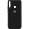 Оригинальный чехол Silicone Cover 360 (A) с микрофиброй для Huawei Y6P – Черный / Black