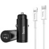 Автомобильное зарядное устройство HOCO Z19 Type-C-lightning PD / Quick Charge 3.0 (1USB / 3.0A) – Black