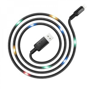 Кабель Hoco U63 Spirit USB to Lightning 2.4А (1.2м) – Black