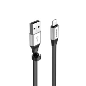 Кабель Baseus Nimble 2-1 Cable MicroUSB / Lightning 2A (0.23м) – Silver