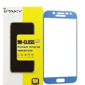 Защитное стекло 3D (5D) Perfect Glass Full Glue Ipaky на весь экран для Samsung Galaxy J3 2017 (J330) – Blue