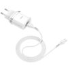 Сетевое зарядное устройство Hoco C12Q Smart Quick Charge 3.0 + кабель MicroUSB 1USB / 3A – White 60994