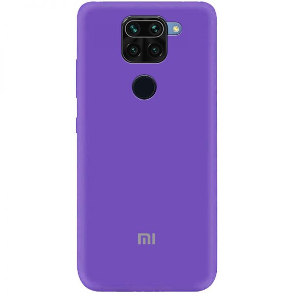 Чохол Silicone Cover A для Xiaomi Redmi Note 9 / Redmi 10X Фіолетовий / Violet