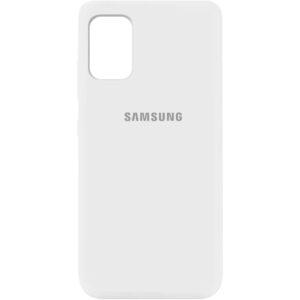 Оригинальный чехол Silicone Cover 360 (A) с микрофиброй для Samsung Galaxy A31 – Белый / White