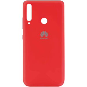 Оригинальный чехол Silicone Cover 360 (A) с микрофиброй для Huawei P40 Lite E / Y7P (2020) – Красный / Red