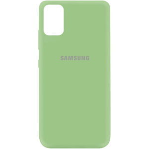 Оригинальный чехол Silicone Cover 360 (A) с микрофиброй для Samsung Galaxy A31 – Мятный / Mint