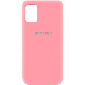 Оригинальный чехол Silicone Cover 360 (A) с микрофиброй для Samsung Galaxy A31 – Розовый / Pink