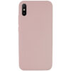 Чохол Silicone Cover NoLogo A Full для Xiaomi Redmi 9A Рожевий / Pink Sand