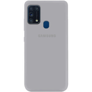 Оригинальный чехол Silicone Cover 360 (A) с микрофиброй для Samsung Galaxy M31 – Серый / Stone